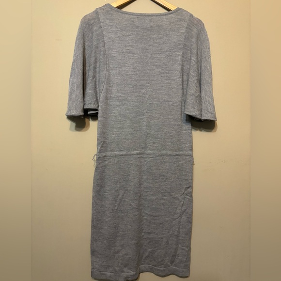 CYNTHIA ROWLEY Merino Wool Lightweight Knit Dress - Picture 4 of 5